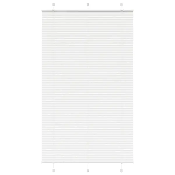 Gossi jaluza plisata alb 120x200 cm latime tesatura 119,4 cm