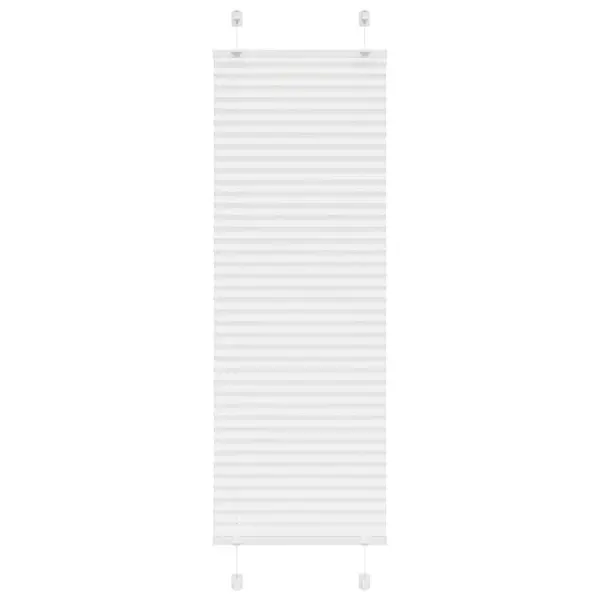Gossi jaluza plisata alb 40x100 cm latime tesatura 39,4cm poliester