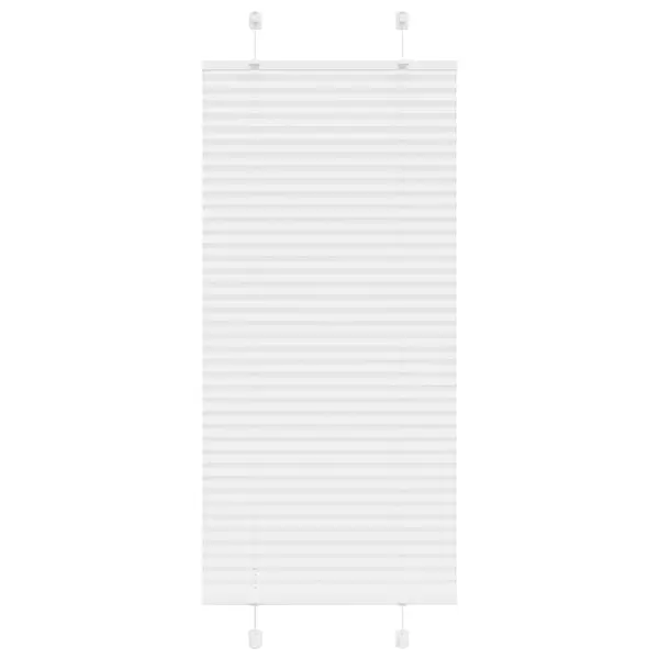Gossi jaluza plisata alb 55x150 cm latime tesatura 54,4cm poliester