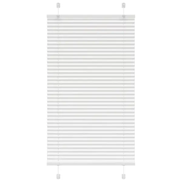 Gossi jaluza plisata alb 70x150 cm latime tesatura 69,4cm poliester