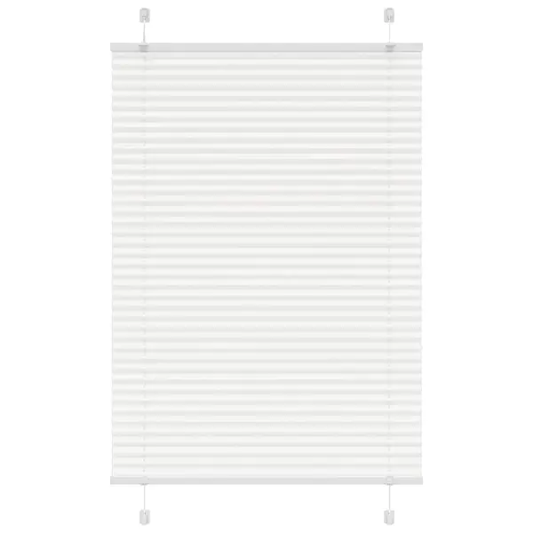 Gossi jaluza plisata alb 85x100cm latime tesatura 84,4 cm poliester