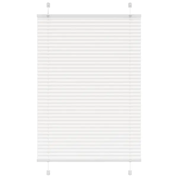 Gossi jaluza plisata alb 90x100cm latime tesatura 89,4 cm poliester