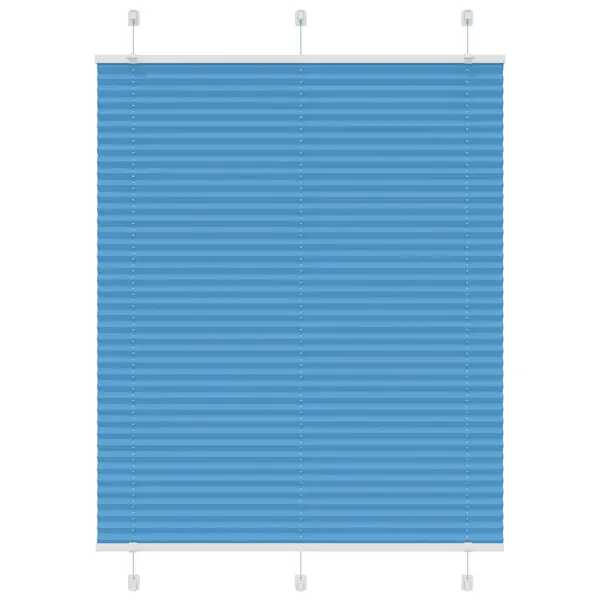 Gossi jaluza plisata albastru 105x150 cm latime tesatura 104,4 cm