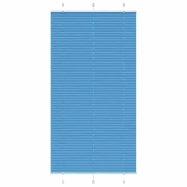 Gossi jaluza plisata albastru 105x200 cm latime tesatura 104,4 cm