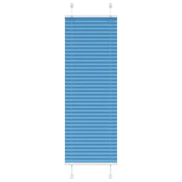 Gossi jaluza plisata albastru 40x100 cm latime tesatura 39,4 cm
