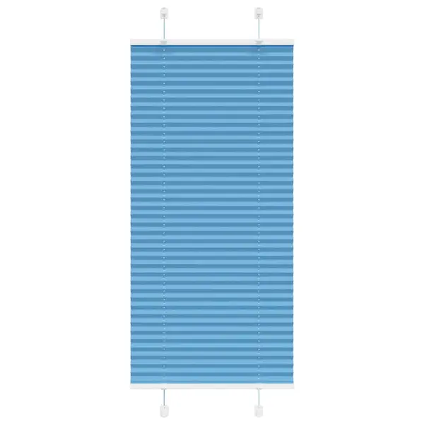 Gossi jaluza plisata albastru 55x150 cm latime tesatura 54,4 cm