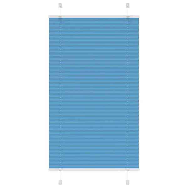Gossi jaluza plisata albastru 80x100cm latime tesatura 79,4 cm