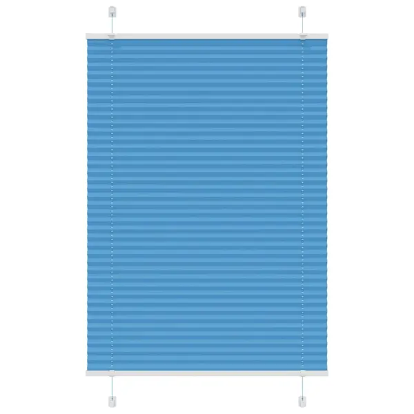 Gossi jaluza plisata albastru 85x100cm latime tesatura 84,4 cm
