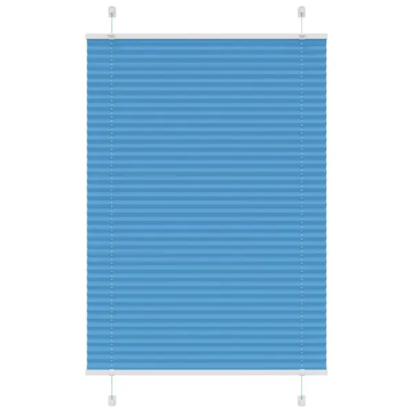Gossi jaluza plisata albastru 85x150 cm latime tesatura 84,4 cm