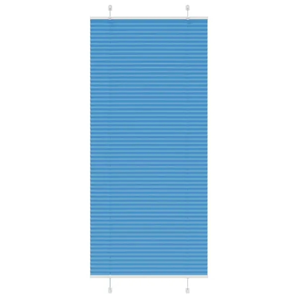 Gossi jaluza plisata albastru 85x200 cm latime tesatura 84,4 cm