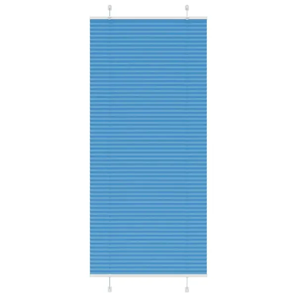 Gossi jaluza plisata albastru 95x200 cm latime tesatura 94,4 cm