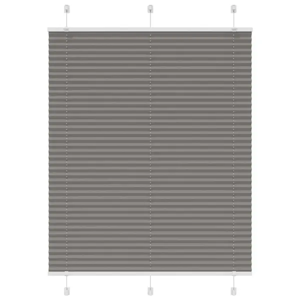 Gossi jaluza plisata antracit 105x150 cm latime tesatura 104,4 cm