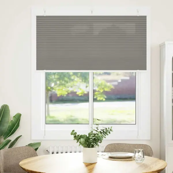 Gossi jaluza plisata antracit 120x100 cm latime tesatura 119,4 cm