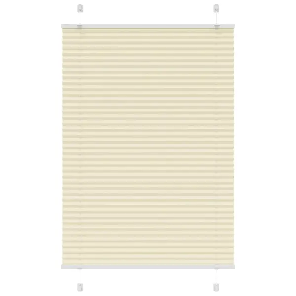 Gossi jaluza plisata crem 100x100cm latime tesatura 99,4cm