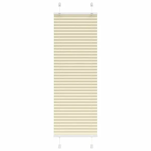Gossi jaluza plisata crem 45x150 cm latime tesatura 44,4 cm