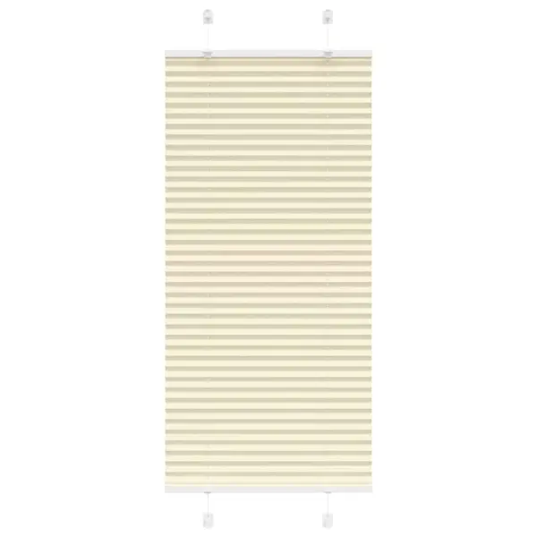 Gossi jaluza plisata crem 55x150 cm latime tesatura 54,4 cm
