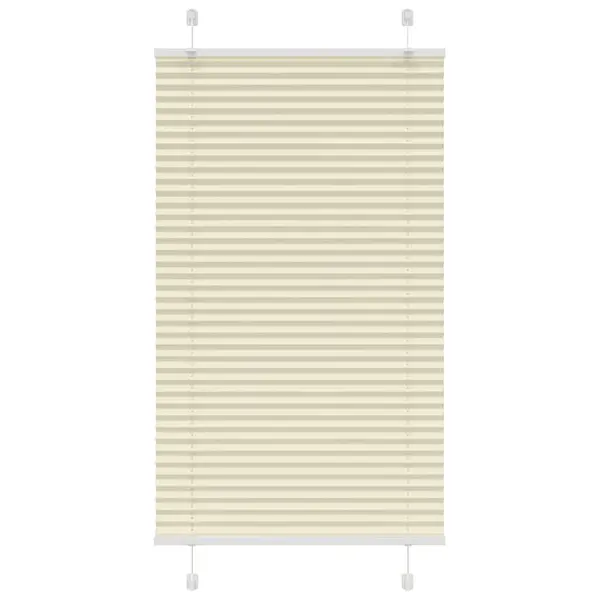 Gossi jaluza plisata crem 80x150cm latime tesatura 79,4 cm