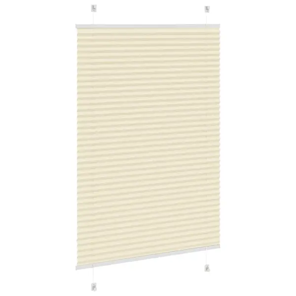 Gossi jaluza plisata crem 85x100cm latime tesatura 84,4 cm