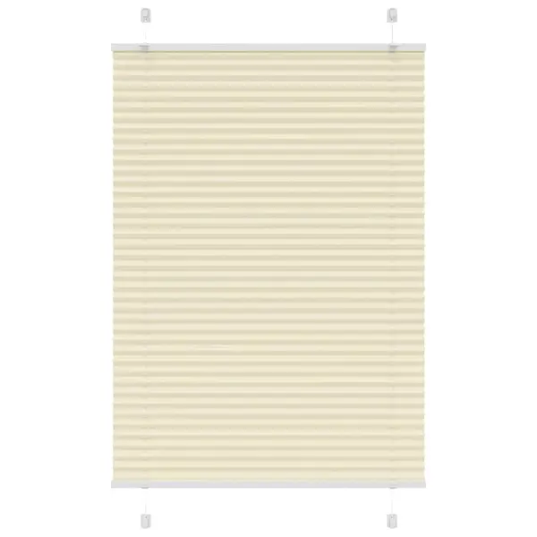 Gossi jaluza plisata crem 85x150cm latime tesatura 84,4 cm