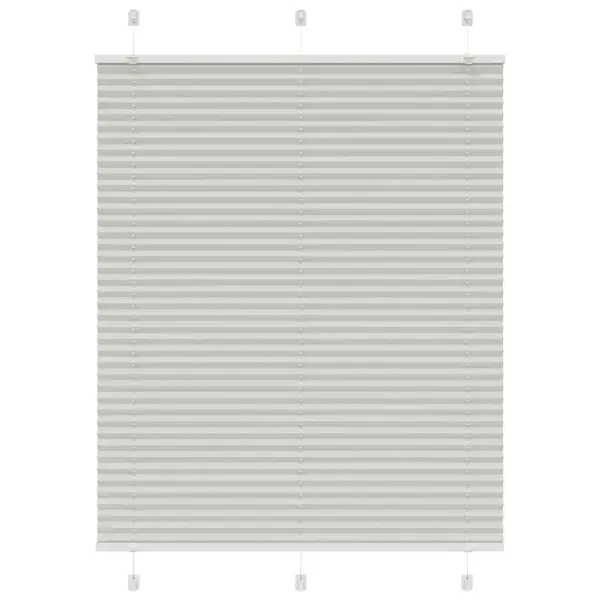 Gossi jaluza plisata gri deschis 110x100 cm latime tesatura 109,4 cm