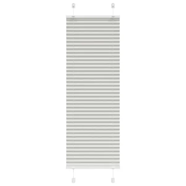 Gossi jaluza plisata gri deschis 40x100 cm latime tesatura 39,4 cm