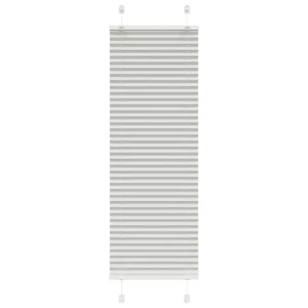Gossi jaluza plisata gri deschis 45x150 cm latime tesatura 44,4 cm