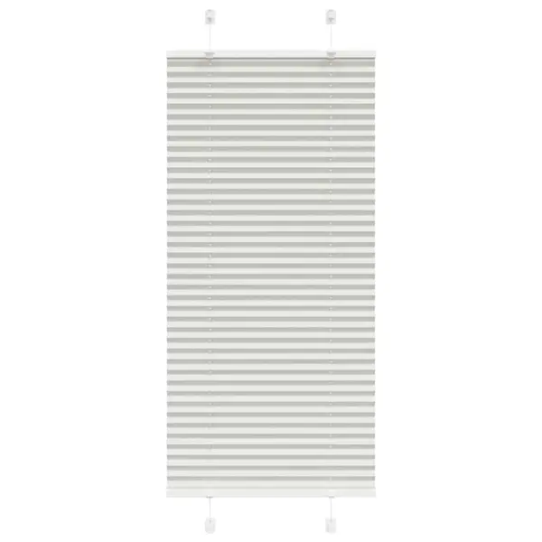 Gossi jaluza plisata gri deschis 60x150 cm latime tesatura 59,4 cm