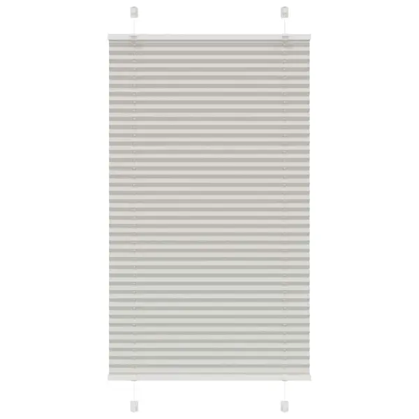 Gossi jaluza plisata gri deschis 80x150cm latime tesatura 79,4 cm