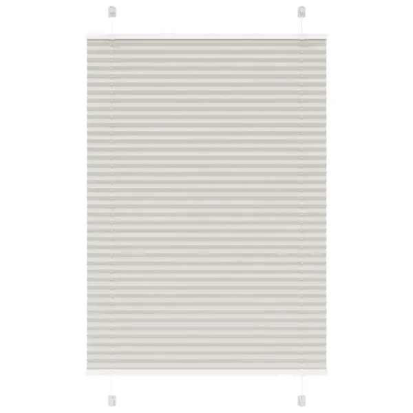 Gossi jaluza plisata gri deschis 90x100cm latime tesatura 89,4 cm