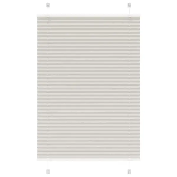 Gossi jaluza plisata gri deschis 95x100 cm latime tesatura 94,4cm
