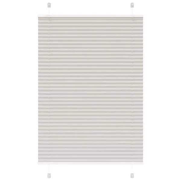 Gossi jaluza plisata gri deschis 95x150 cm latime tesatura 94,4cm