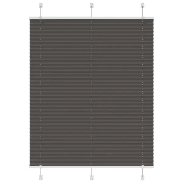 Gossi jaluza plisata negru 110x100 cm latime tesatura 109,4 cm