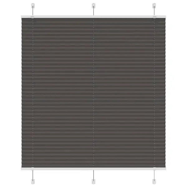 Gossi jaluza plisata negru 115x100 cm latime tesatura 114,4 cm