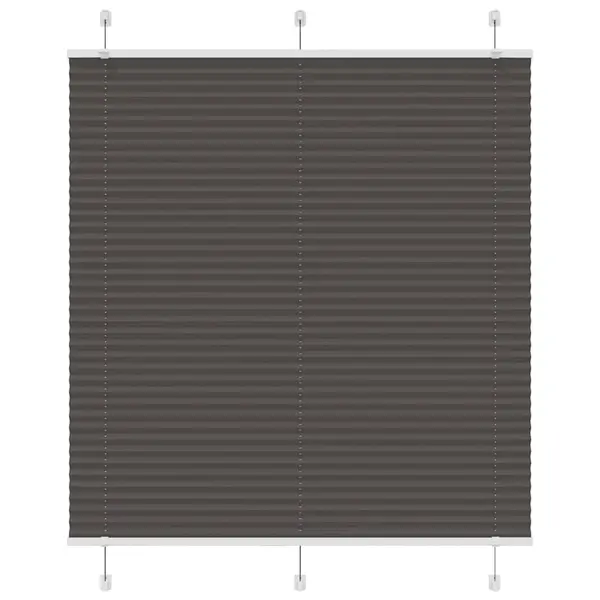 Gossi jaluza plisata negru 120x100 cm latime tesatura 119,4 cm