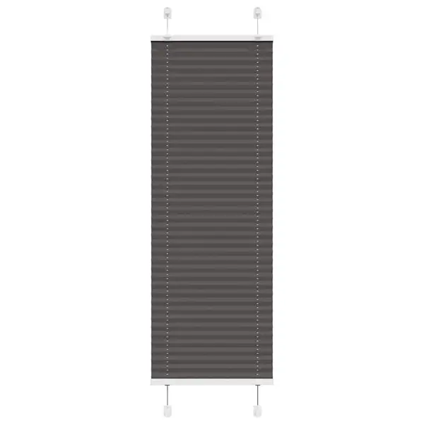 Gossi jaluza plisata negru 45x100 cm latime tesatura 44,4cm poliester