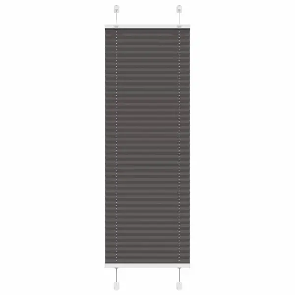 Gossi jaluza plisata negru 50x100 cm latime tesatura 49,4cm poliester