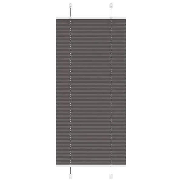 Gossi jaluza plisata negru 60x150 cm latime tesatura 59,4cm poliester