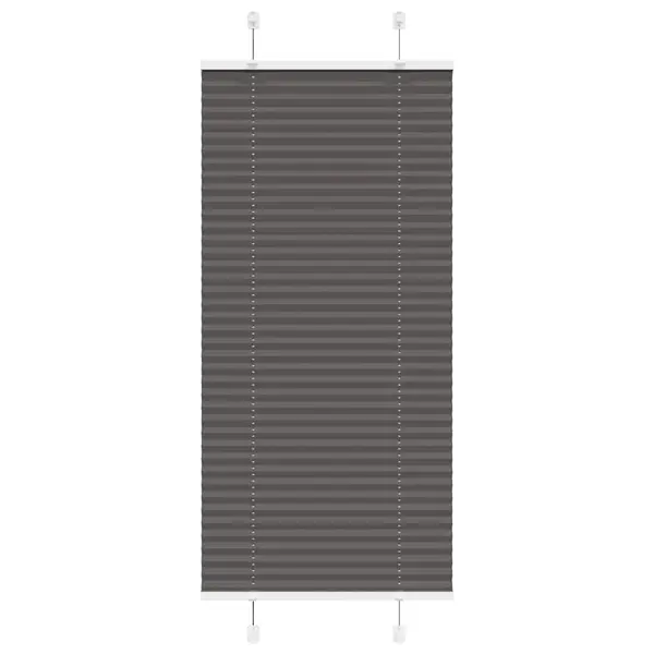 Gossi jaluza plisata negru 65x100 cm latime tesatura 64,4cm poliester