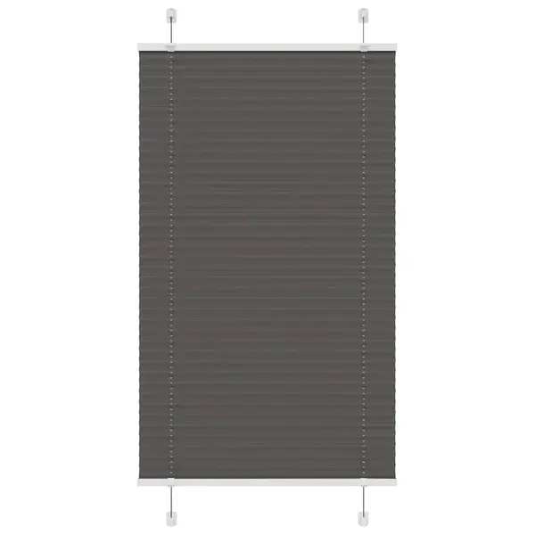 Gossi jaluza plisata negru 75x100cm latime tesatura 74,4 cm poliester