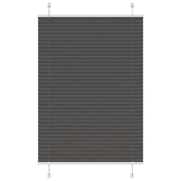 Gossi jaluza plisata negru 85x150 cm latime tesatura 84,4cm poliester