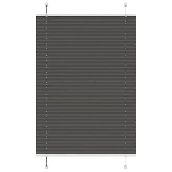 Gossi jaluza plisata negru 90x100cm latime tesatura 89,4 cm poliester