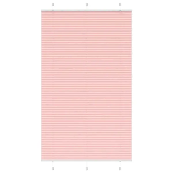 Gossi jaluza plisata roz 120x200 cm latime tesatura 119,4 cm
