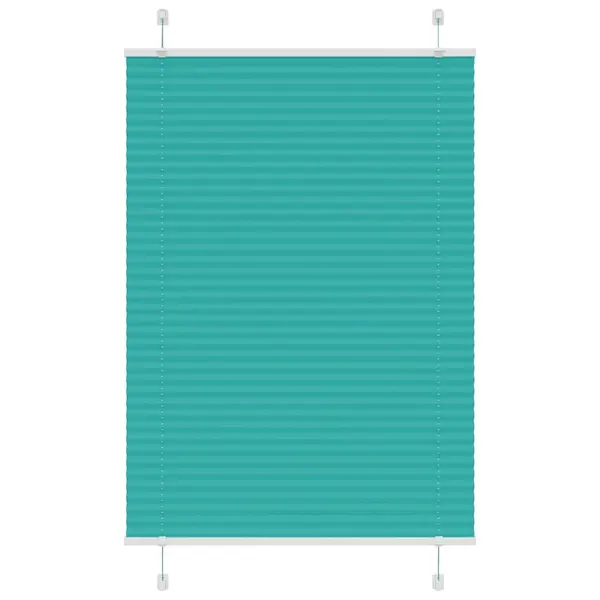 Gossi jaluza plisata verde petrol 100x150 cm latime tesatura 99,4 cm