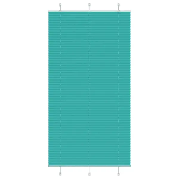Gossi jaluza plisata verde petrol 105x200 cm latime tesatura 104,4 cm