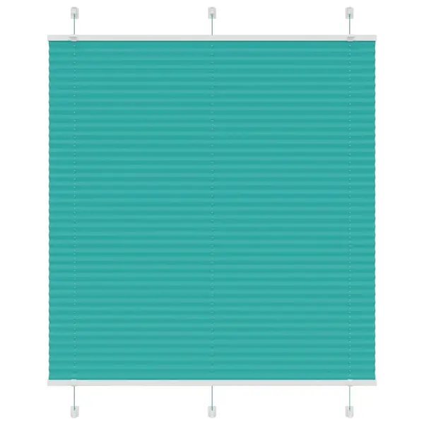 Gossi jaluza plisata verde petrol 120x100 cm latime tesatura 119,4 cm