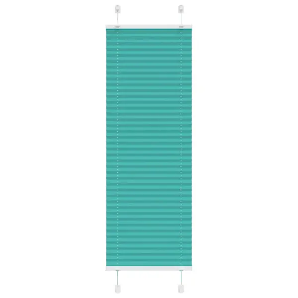 Gossi jaluza plisata verde petrol 40x100 cm latime tesatura 39,4 cm