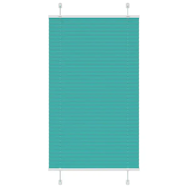 Gossi jaluza plisata verde petrol 75x150 cm latime tesatura 74,4 cm