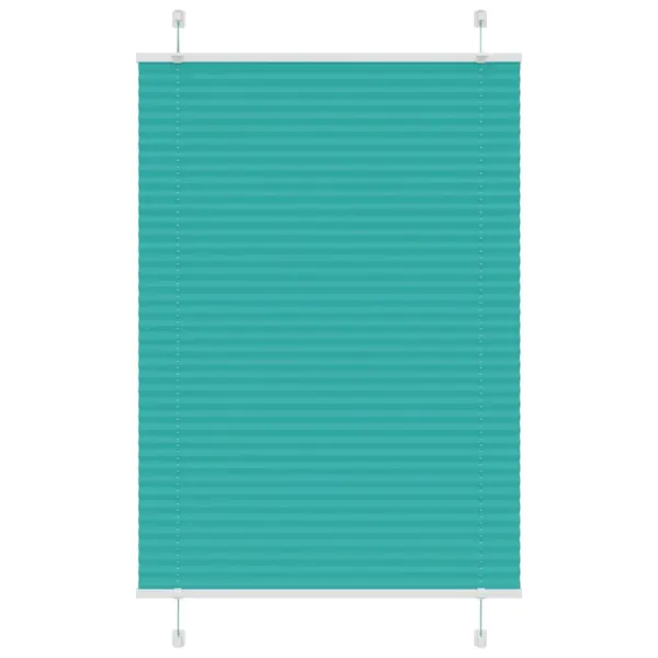 Gossi jaluza plisata verde petrol 85x150 cm latime tesatura 84,4 cm