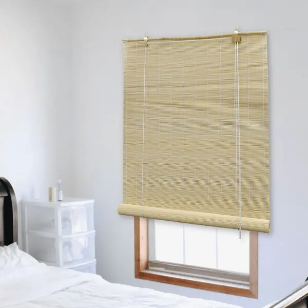 Gossi jaluzea tip rulou, natural, 150x160 cm, bambus