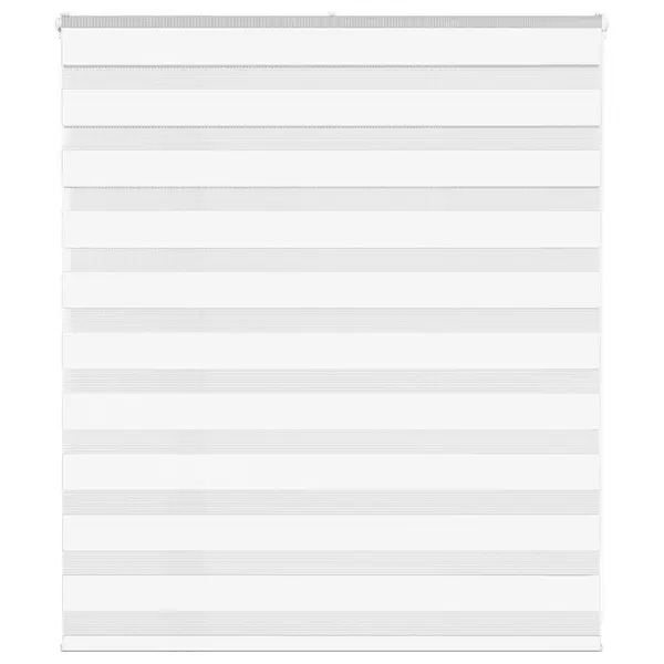 Gossi jaluzea tip zebra alb latime tesatura 120,9 cm poliester